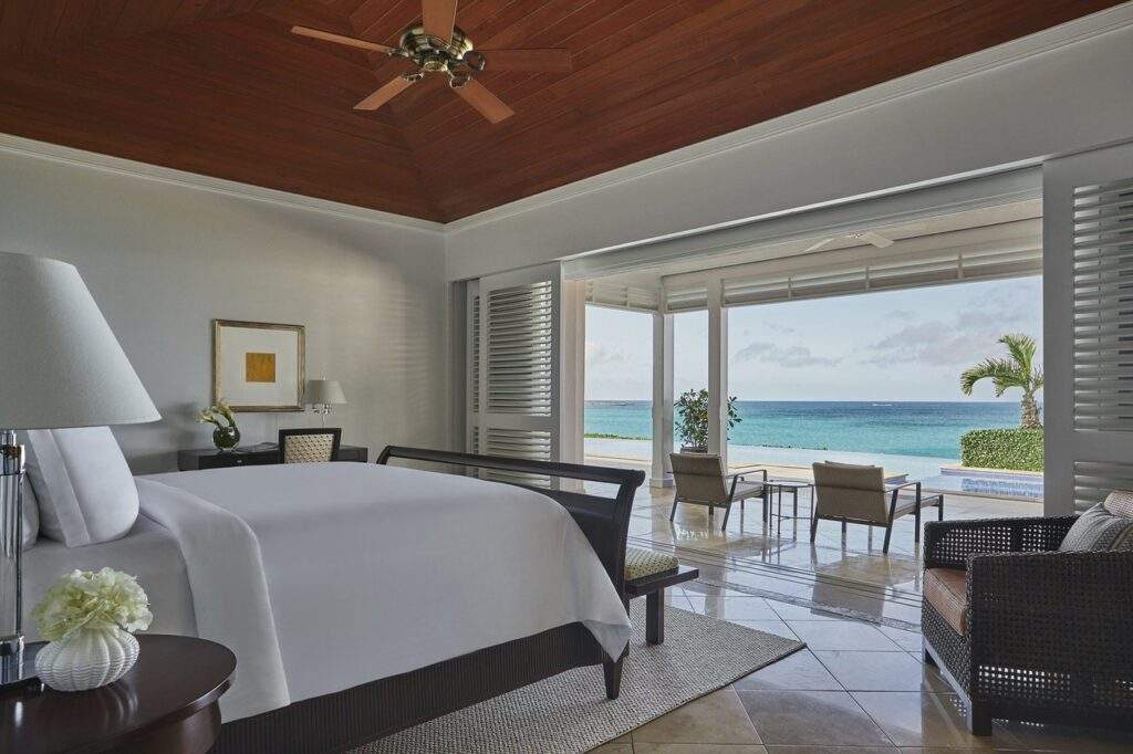 Guest room with private balcony The Ocean Club Paradise Island Bahamas